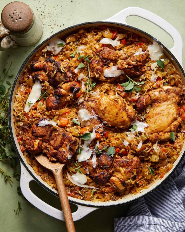 The Best Dutch Oven Chicken and Rice