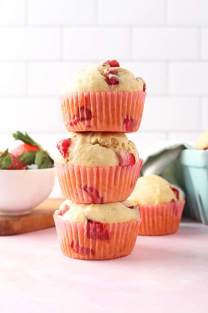 Vegan Strawberry Muffins