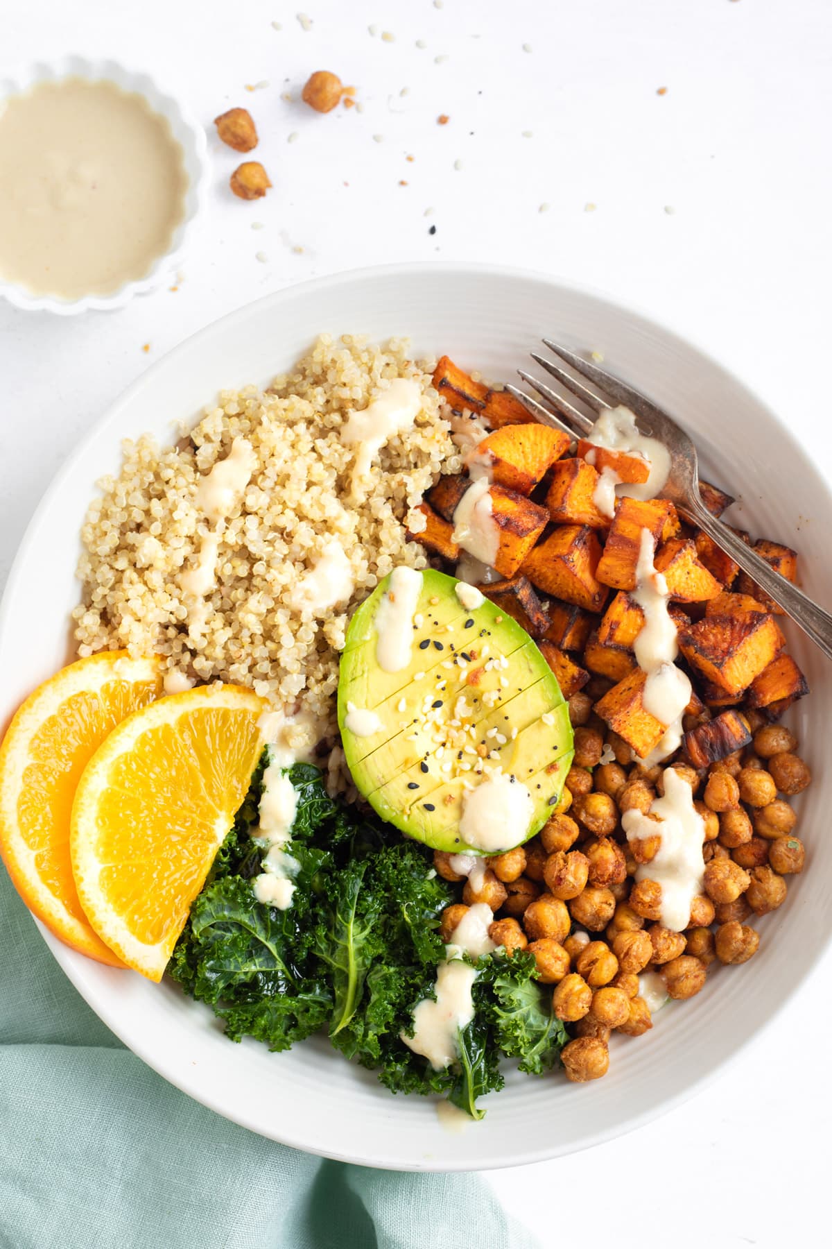 Vegan Sweet Potato Quinoa Buddha Bowl