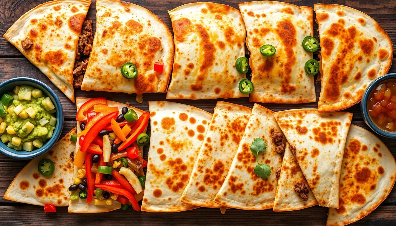 Cheesy Beef Quesadillas