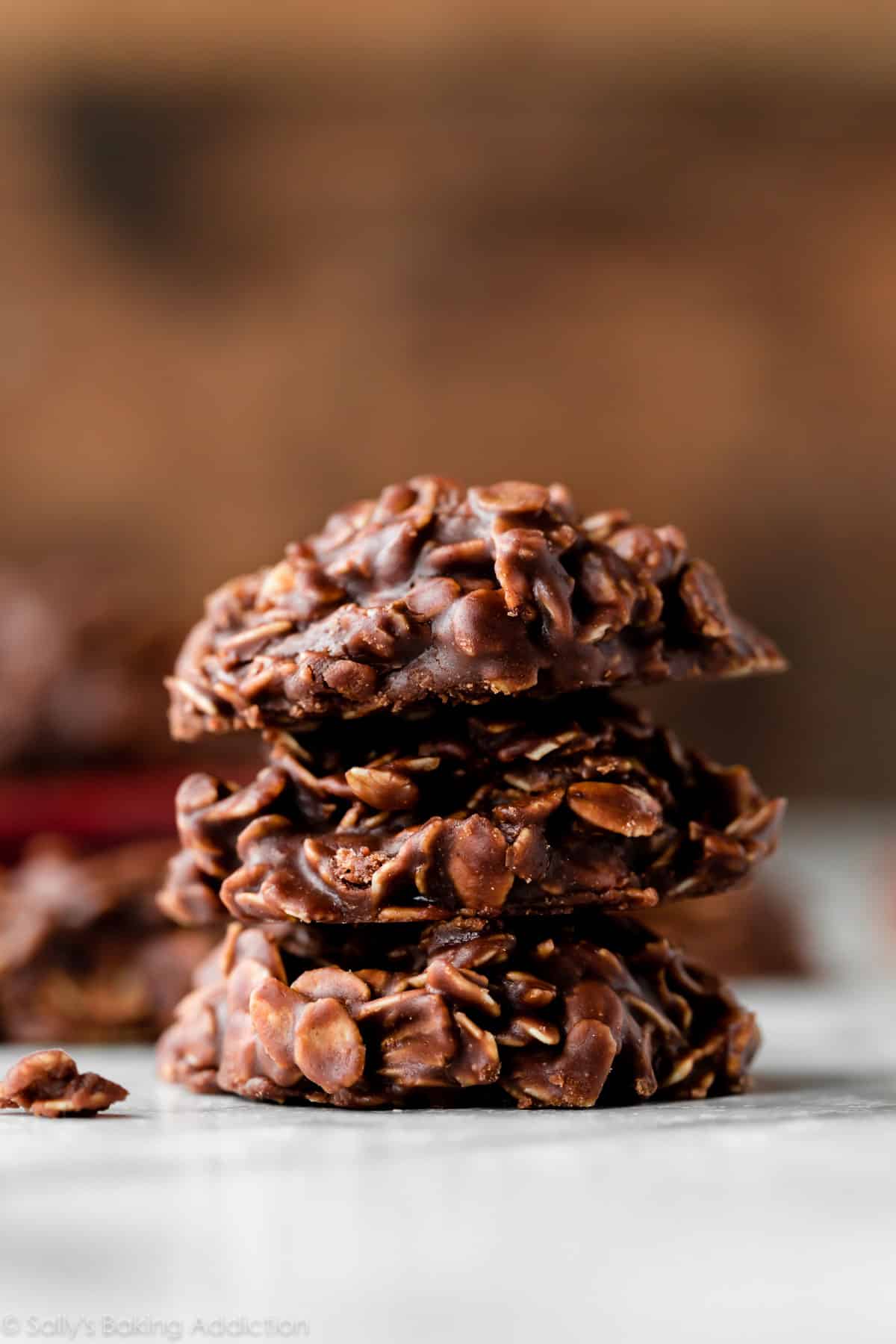 Chocolate Peanut Butter No Bake Cookies