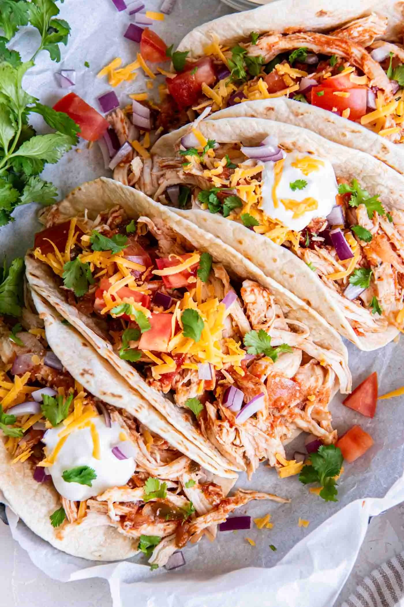 Crockpot Chicken Tacos 