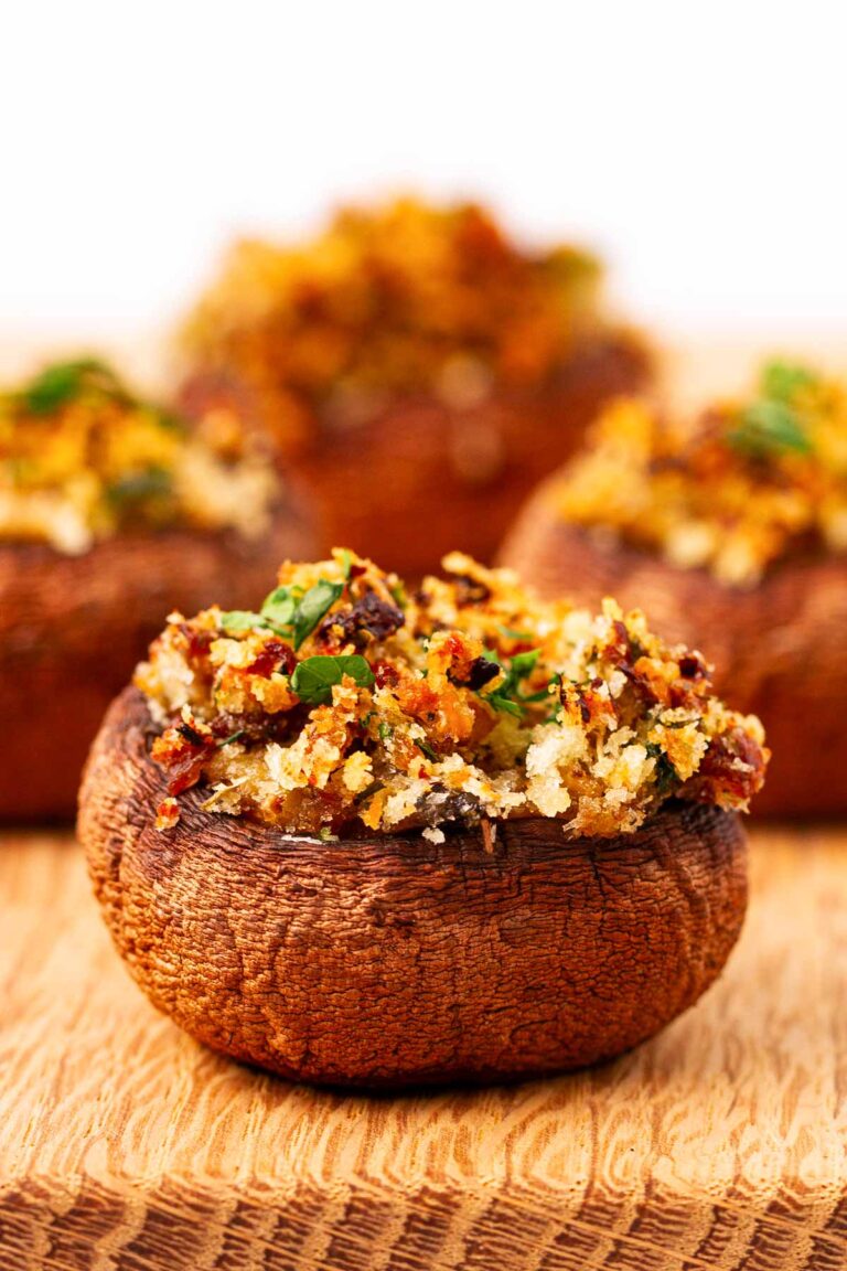 Garlic Parmesan Stuffed Mushrooms