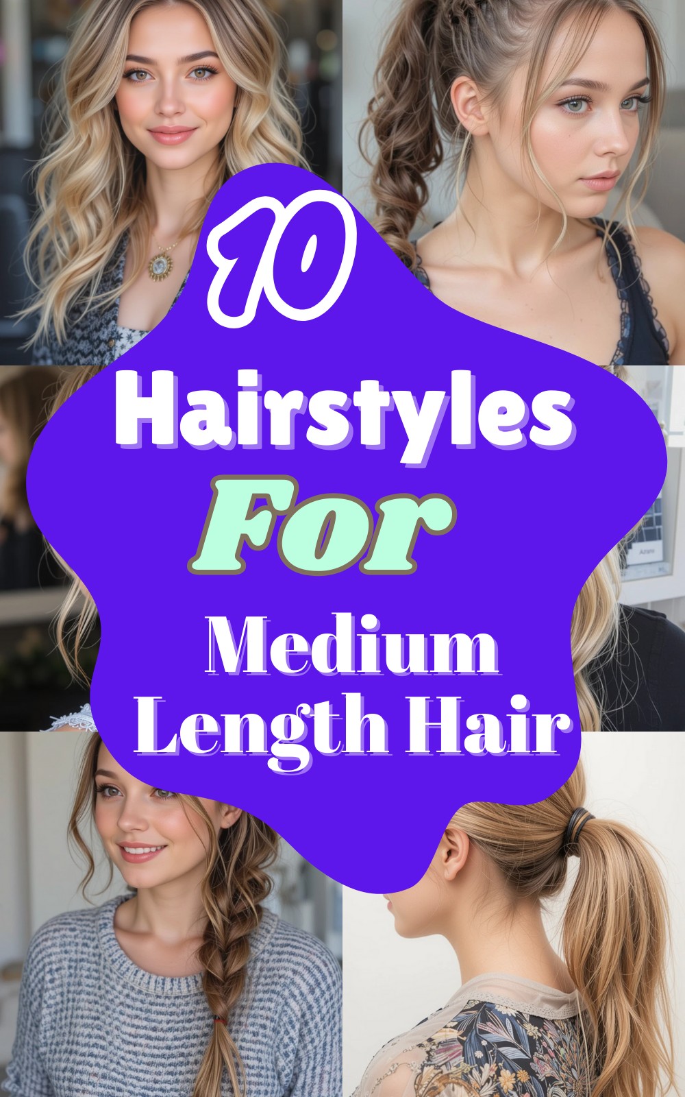 10 Hairstyles For Medium Length Hair