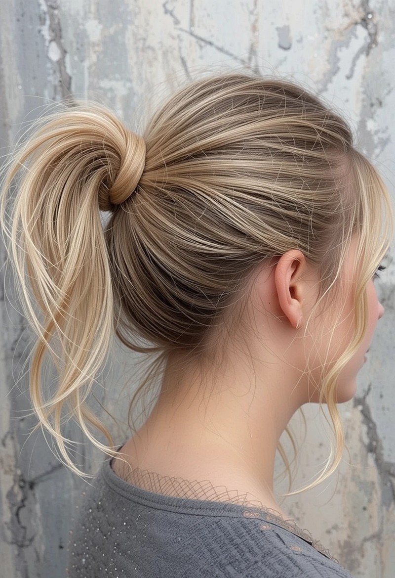 Amped-Up Ponytail