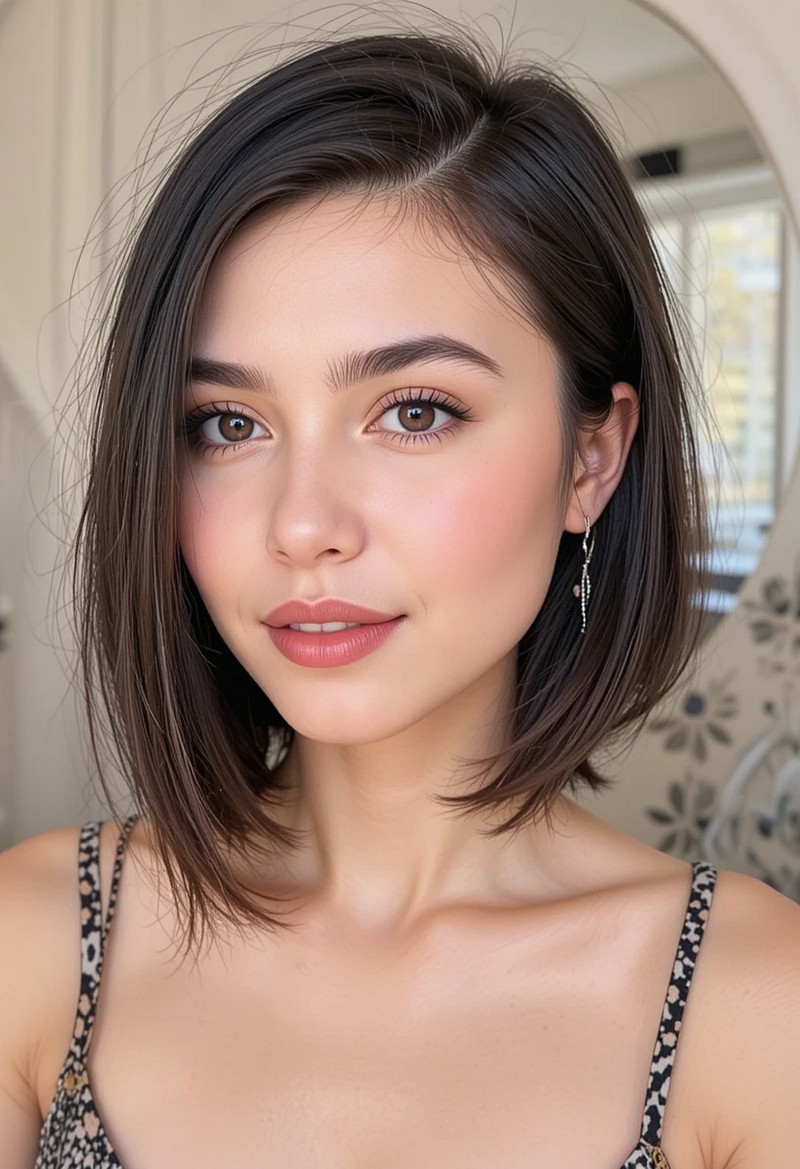 Angled Collarbone Bob