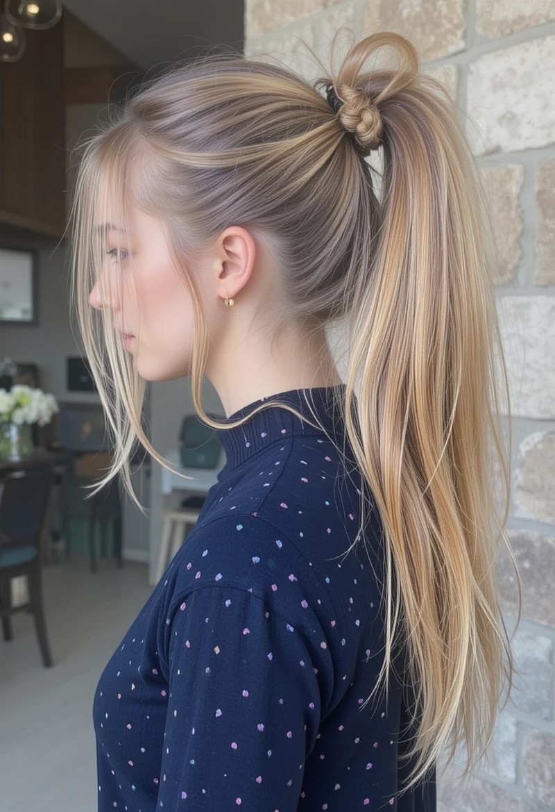 Big Bubble Ponytail