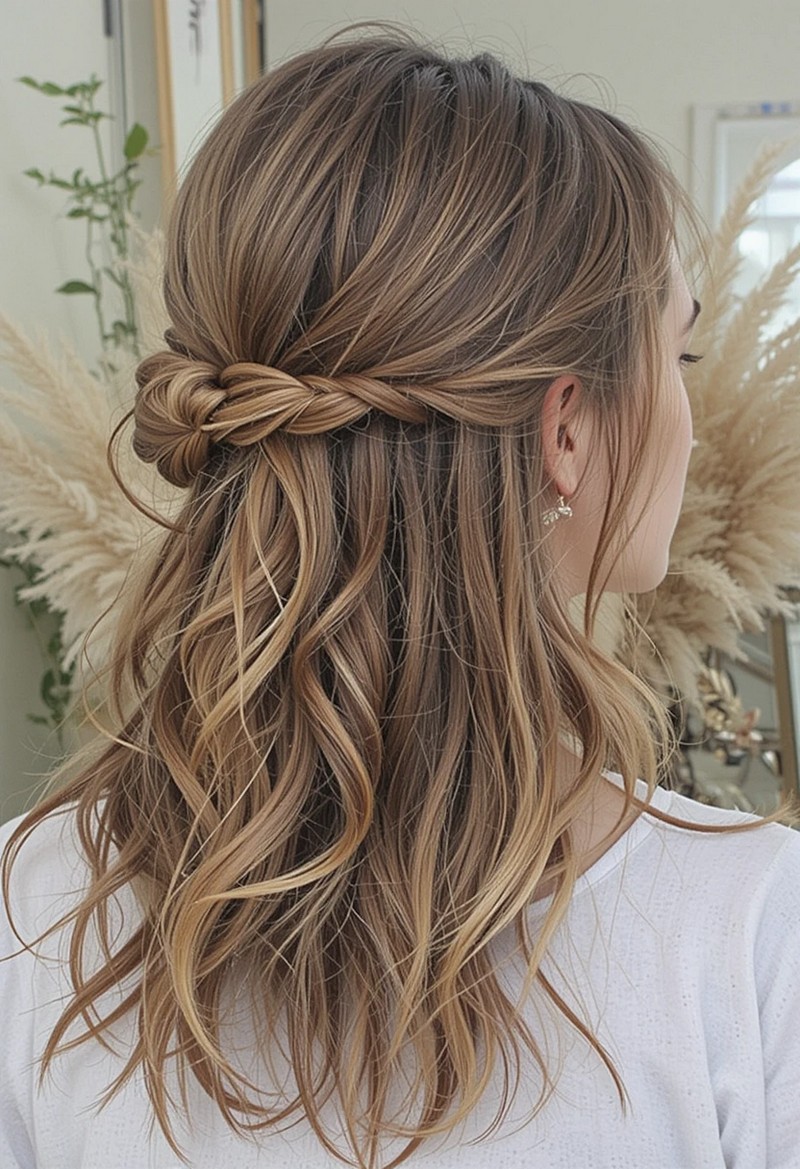 Half-Up Top Knot