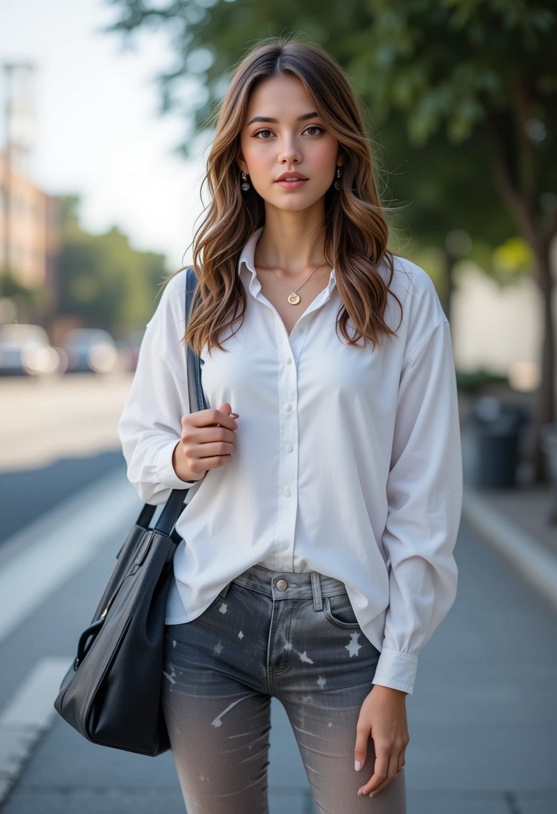 Oversized Cotton Shirt