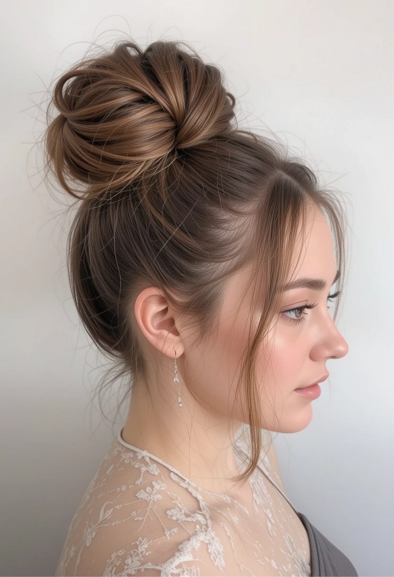 Playful High Bun