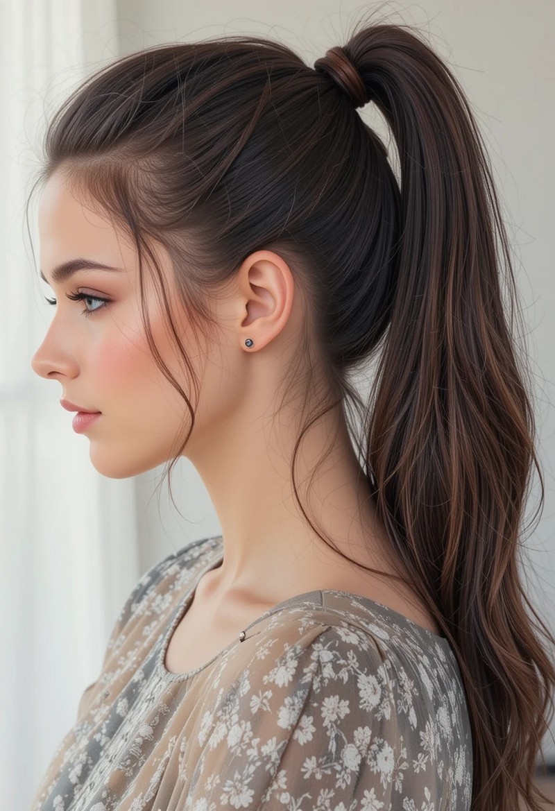 Retro Long Ponytail