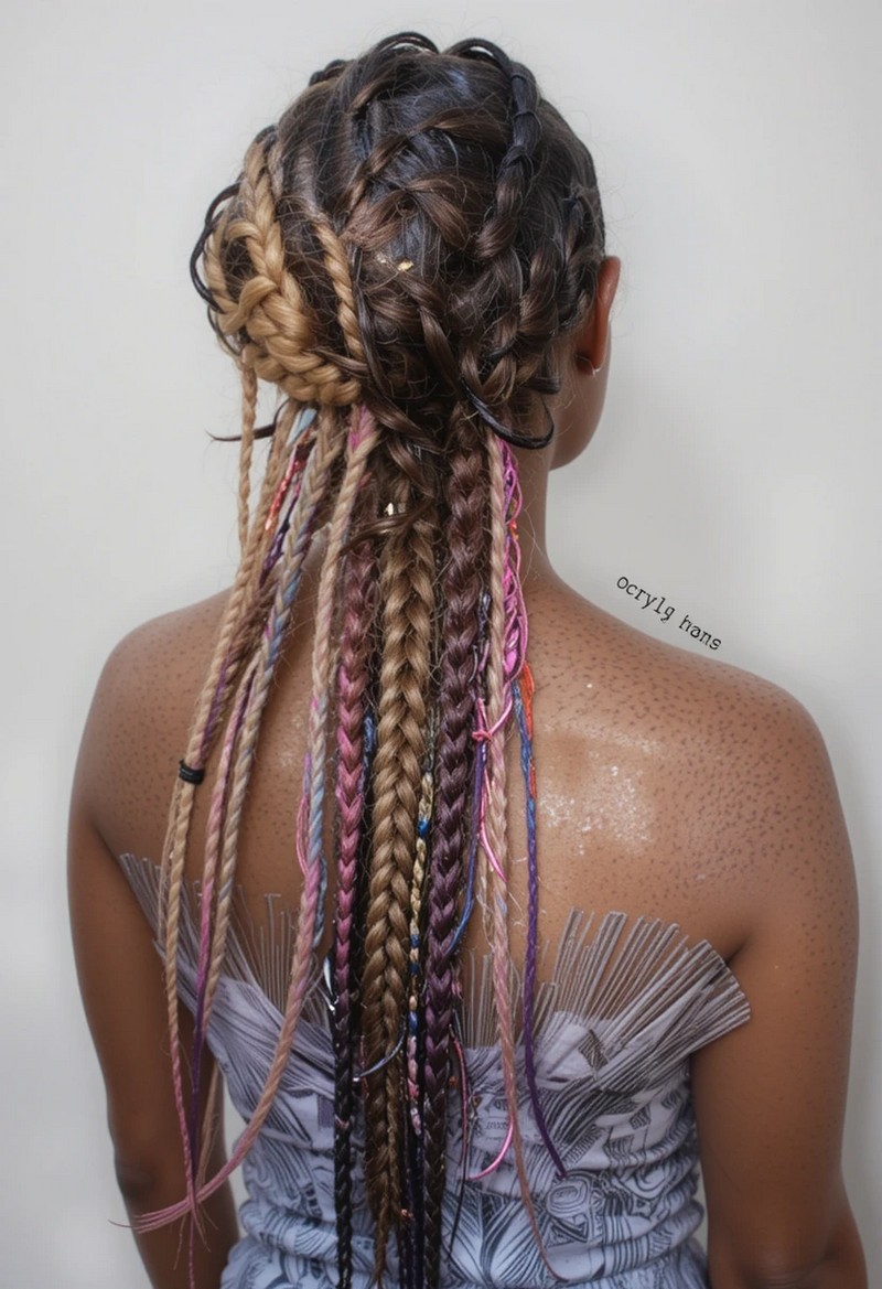 Yarn braids