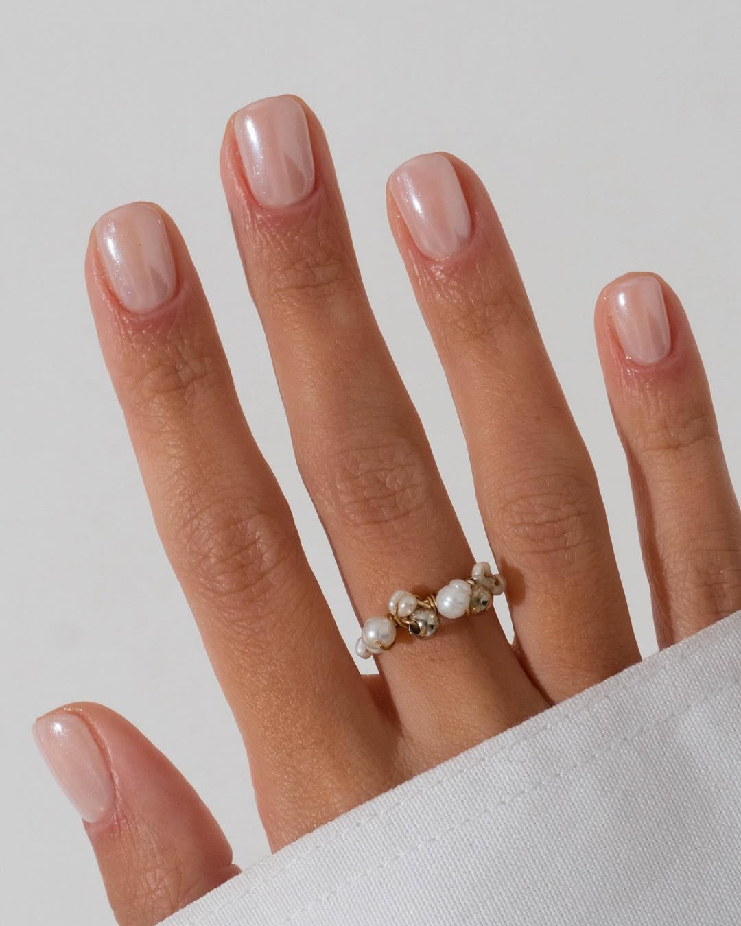 Glazed donut nails