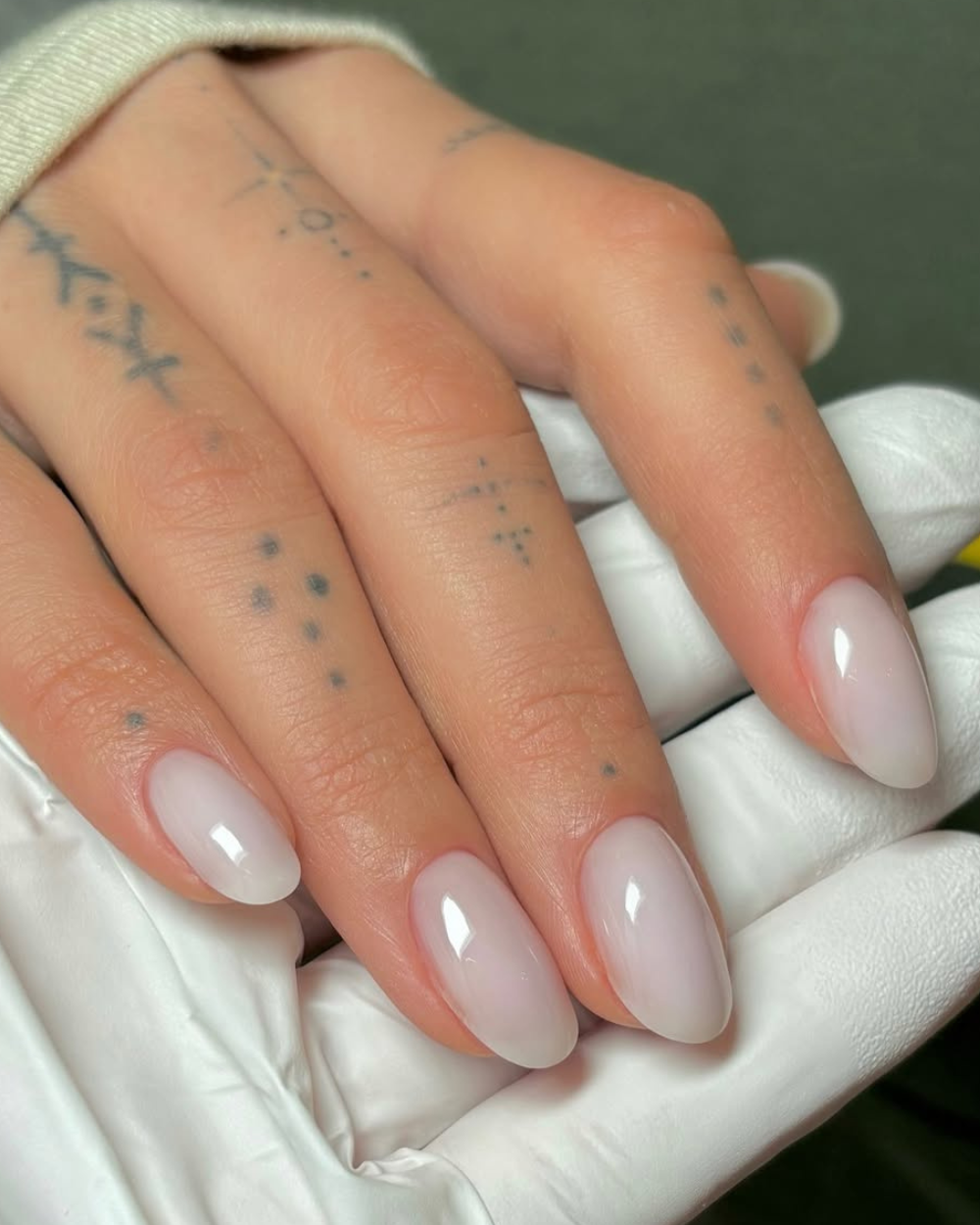 Milky Neutral Nails